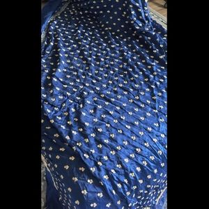 Navy Blue Saree